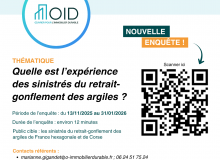 Enquêts sur l'impact du retrait-gonflement des argiles